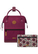 Thumbnail Sac à dos Adventurer S Nice bordeaux pourvu de pochettes amovibles