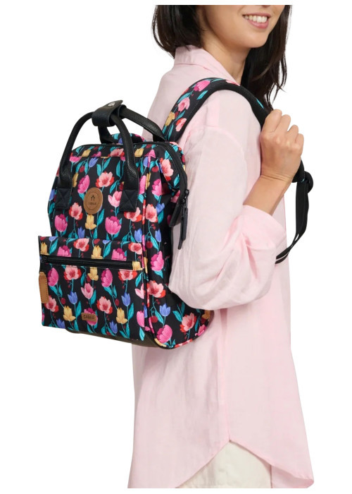 Sac à dos Adventurer S Genoa noir floral pourvu...