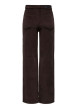 Thumbnail Pantalon 5 poches en coton marron uni avec une coupe bootcut - Image 2