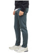 Thumbnail Pantalon chino en coton ardoise uni avec une coupe slim et une taille basse - Image 7