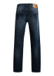Thumbnail Jean indigo avec une coupe droite muni d'un zip et d'un bouton - Image 2