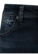 Thumbnail Jean indigo avec une coupe droite muni d'un zip et d'un bouton - Image 3