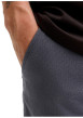 Thumbnail Pantalon chino en coton marine uni avec une coupe slim et une taille basse - Image 5