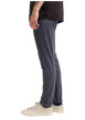 Thumbnail Pantalon chino en coton marine uni avec une coupe slim et une taille basse - Image 6