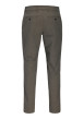 Thumbnail Pantalon chino taupe uni avec une coupe slim et des petits carreaux - Image 2
