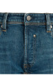 Thumbnail Jean indigo avec une coupe droite muni d'un zip et d'un bouton - Image 3