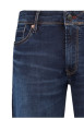 Thumbnail Jean indigo avec une coupe droite muni d'un zip et d'un bouton - Image 3
