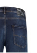 Thumbnail Jean indigo avec une coupe droite muni d'un zip et d'un bouton - Image 4