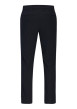 Thumbnail Pantalon chino marine à rayures blanches avec une coupe slim - Image 2