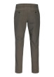 Thumbnail Pantalon chino taupe uni avec une coupe slim et des petits carreaux - Image 2