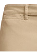 Thumbnail Pantalon beige uni avec une coupe flare muni d'un zip et d'un bouton - Image 3