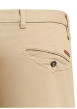 Thumbnail Pantalon beige uni avec une coupe flare muni d'un zip et d'un bouton - Image 4