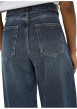 Thumbnail Jean en coton ardoise uni avec une coupe droite et une sangle à la taille - Image 6