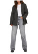 Thumbnail Jean en coton gris uni avec une coupe bootcut et une taille - Image 5