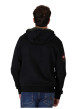 Thumbnail Sweat en coton biologique mélangé noir à imprimé avec une coupe droite - Image 2