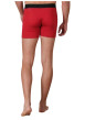 Thumbnail Boxer rouge avec un imprimé et pourvu d'une taille élastiquée - Image 2