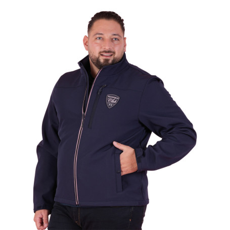 Blouson coupe vent marine uni avec une coupe...