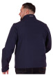 Thumbnail Blouson coupe vent marine uni avec une coupe droite et un col montant - Image 2