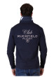 Thumbnail Polo en coton marine à imprimé avec une coupe droite et un col à revers - Image 2