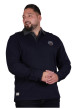 Thumbnail Polo en coton biologique marine à imprimé avec une coupe droite