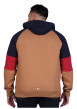 Thumbnail Sweat camel à imprimé avec une coupe droite et un col à capuche - Image 2