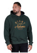 Thumbnail Sweat en coton biologique mélangé sapin à imprimé avec une coupe droite