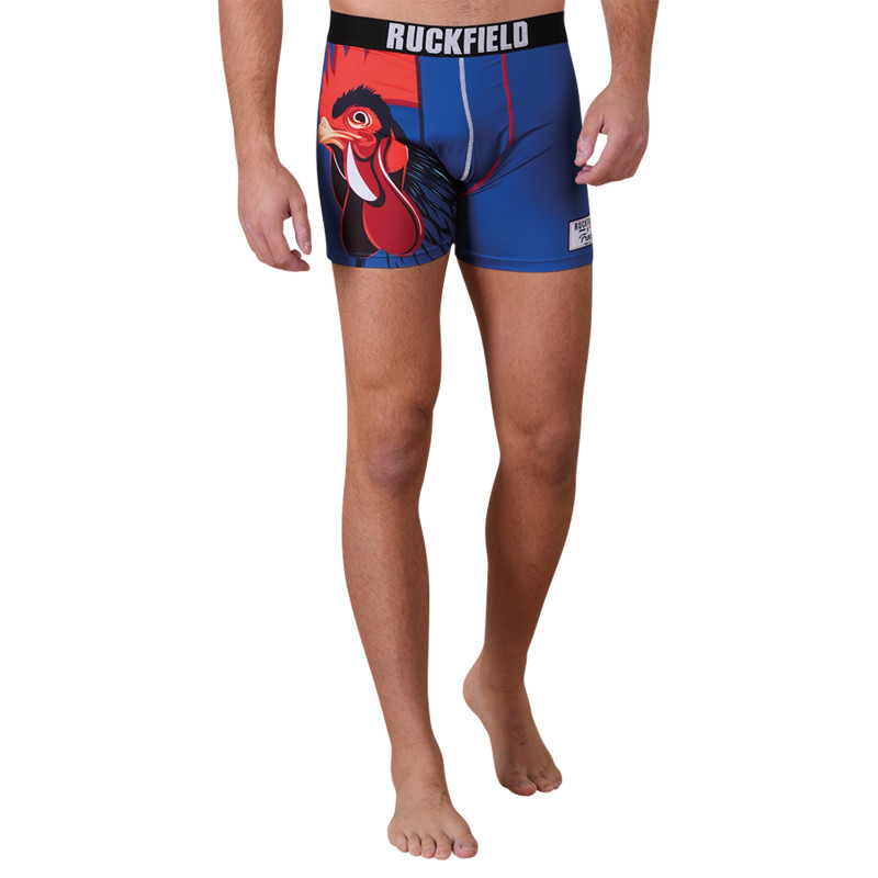 Ruckfield - Lot De 2 Boxers Bleus Avec Des Imprimés Munis D'une Taille élastiquée - Bleu