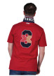 Thumbnail Polo en coton biologique rouge à imprimé avec une coupe droite - Image 2