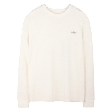 T-shirt blanc uni avec une coupe droite et des...