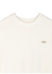 Thumbnail T-shirt blanc uni avec une coupe droite et des manches longues - Image 4