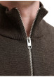 Thumbnail Pull en coton biologique chocolat uni avec une coupe droite - Image 4