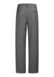 Thumbnail Pantalon chino gris uni avec une coupe droite et une taille élastiquée - Image 2