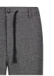 Thumbnail Pantalon chino gris uni avec une coupe droite et une taille élastiquée - Image 3