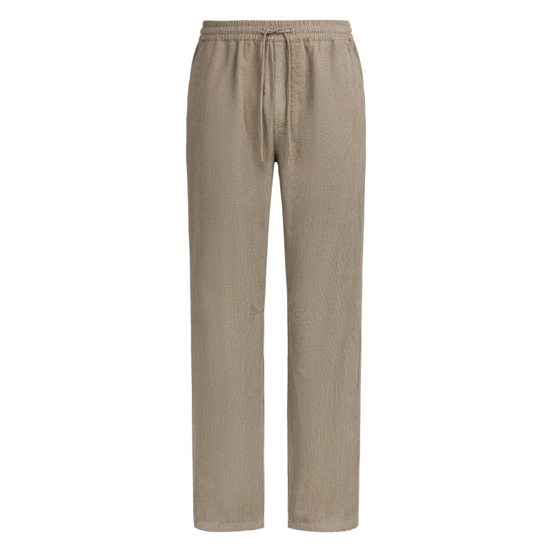 Teddy Smith - Pantalon Chino Kaki à Carreaux Avec Une Coupe Droite Et Une Taille élastiquée - Vert