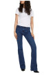 Thumbnail Jean en coton biologique indigo uni avec une coupe bootcut - Image 3