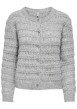 Thumbnail Gilet gris uni avec une coupe droite et des manches longues