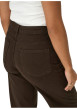 Thumbnail Pantalon en coton biologique marron uni avec une coupe bootcut - Image 7