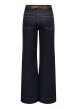 Thumbnail Jean en coton brut uni avec une coupe bootcut et une ceinture à la taille - Image 2