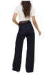 Thumbnail Jean en coton brut uni avec une coupe bootcut et une ceinture à la taille - Image 4