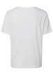 Thumbnail T-shirt en coton biologique blanc à imprimé avec une coupe droite - Image 2