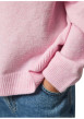 Thumbnail Pull rose uni avec une coupe droite et des manches longues - Image 5