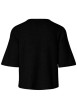 Thumbnail Gilet noir uni avec une coupe droite et un col rond muni de boutons - Image 2