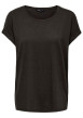 Thumbnail T-shirt gris uni avec une coupe droite et des manches courtes