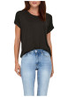 Thumbnail T-shirt gris uni avec une coupe droite et des manches courtes - Image 3