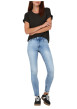 Thumbnail T-shirt gris uni avec une coupe droite et des manches courtes - Image 5