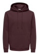 Thumbnail Sweat kaki uni en coton mélangé avec une coupe droite et une capuche