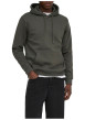 Thumbnail Sweat mauve uni en coton mélangé avec une coupe droite et une capuche - Image 3
