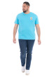 Thumbnail T-shirt en coton biologique ciel à imprimé avec une coupe droite et un col rond - Image 3