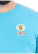 Thumbnail T-shirt en coton biologique ciel à imprimé avec une coupe droite et un col rond - Image 5