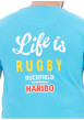 Thumbnail T-shirt en coton biologique ciel à imprimé avec une coupe droite et un col rond - Image 6